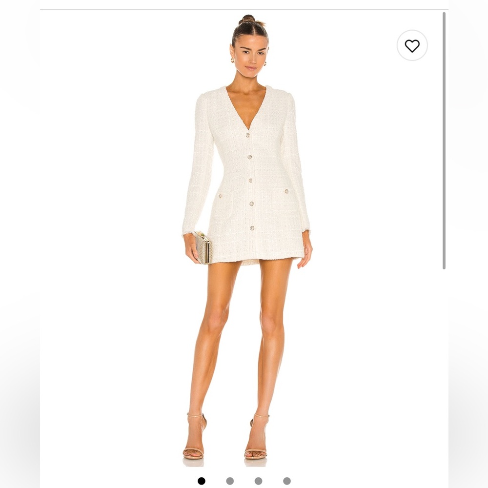 SAU LEE AUDREY DRESS IN IVORY